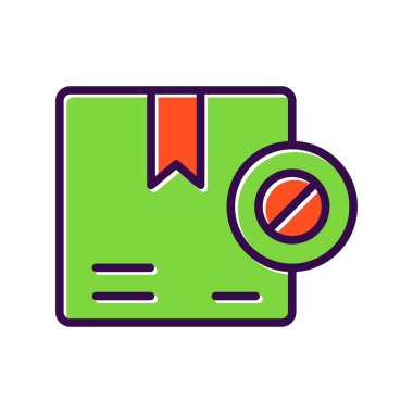 Yasaklanmış Vektör Simgesi Tasarımı