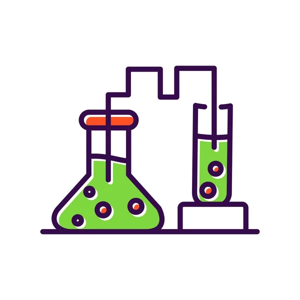 Laboratório Preenchido Vector Ícone Desig —  Vetores de Stock