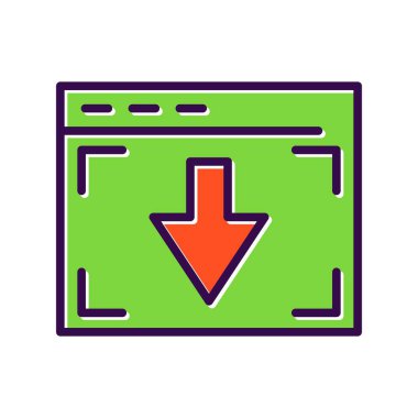 Doldurulmuş Vektör Simgesi Tasarımı İndir