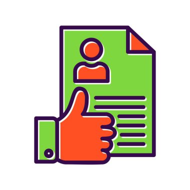 Doldurulmuş Vektör Simgesi Tasarımı gibi