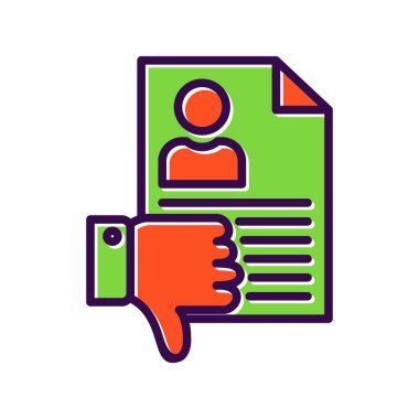 Doldurulmuş Vektör Simgesi Tasarımı Gibi Değil