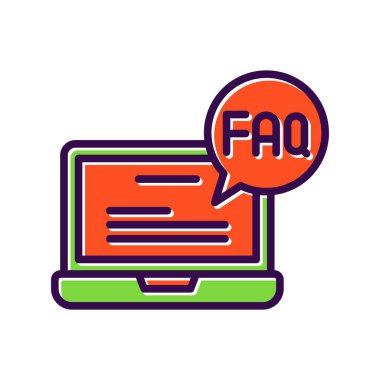 Vektör Simgesi Tasarımı Doldurulmuş Hizmetler