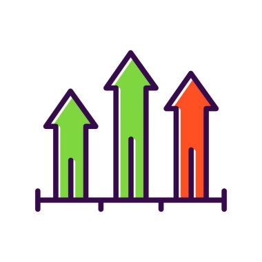 Grafik Doldurulmuş Vektör Simgesi Tasarımı