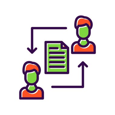 Aktarım Dolu Vektör Simgesi Tasarımı