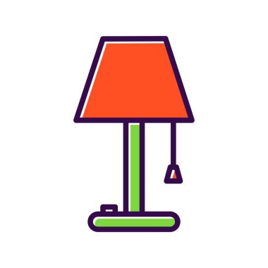 Lamba Doldurulmuş Vektör Simgesi Tasarımı