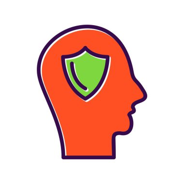 Kalkan Dolu Vektör Simgesi Desig