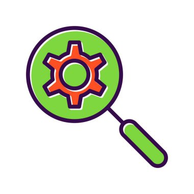 Dolu Vektör Simgesi Tasarımı Ara