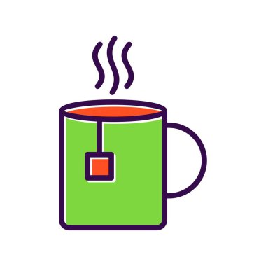 Kupa Dolu Vektör Simgesi Tasarımı