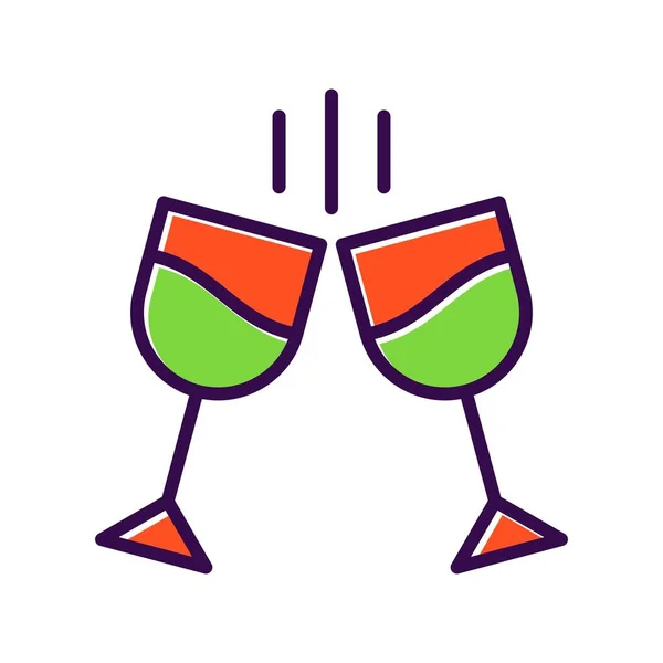 Trinken Gefüllte Vector Icon Desig — Stockvektor