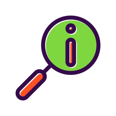  Bilgi Doldurulmuş Vektör Simgesi Tasarımı