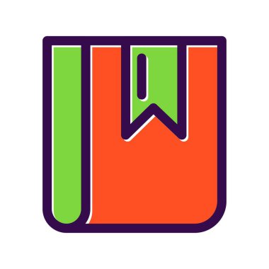 Bölüm Doldurulmuş Vektör Simgesi Tasarımı