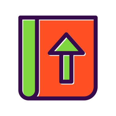 Taşıma Dolu Vektör Simgesi Tasarımı