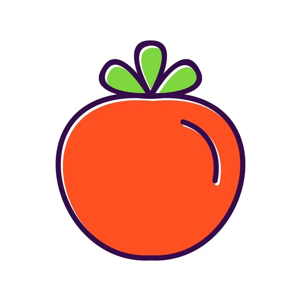 Tomato Filled Vector Icon Desig — стоковий вектор