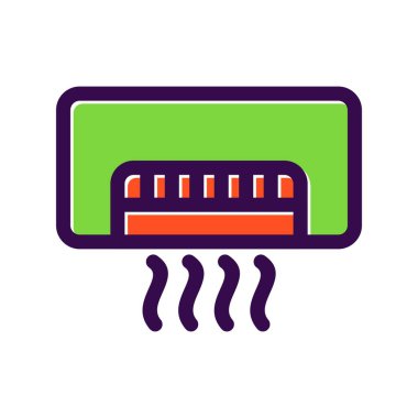 AC Doldurulmuş Vektör Simgesi Tasarımı