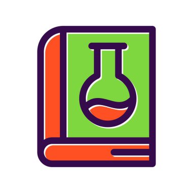 Kitap Doldurulmuş Vektör Simgesi Tasarımı