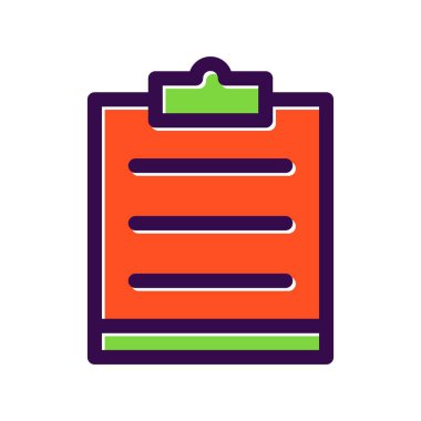 Pano Dolu Vektör Simgesi Tasarımı