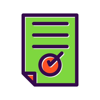 Uygulama Doldurulmuş Vektör Simgesi Tasarımı