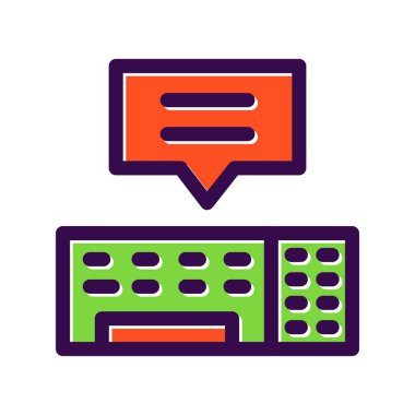 Dolu Vektör Simgesi Tasarımı Yazılıyor