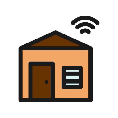 Depo Dolu Vektör Simgesi Tasarımı