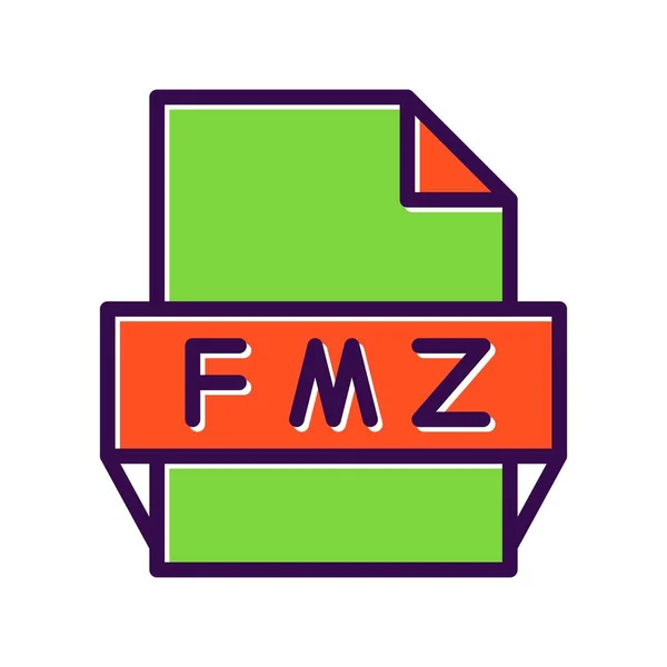 Fmz Gevulde Vectoricoon Desig — Stockvector
