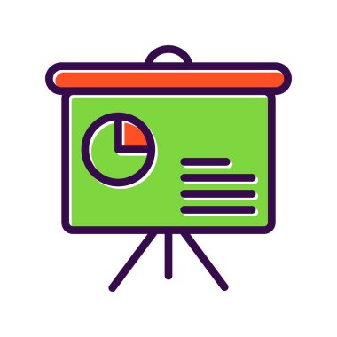 Turta Doldurulmuş Vektör Simgesi Tasarımı