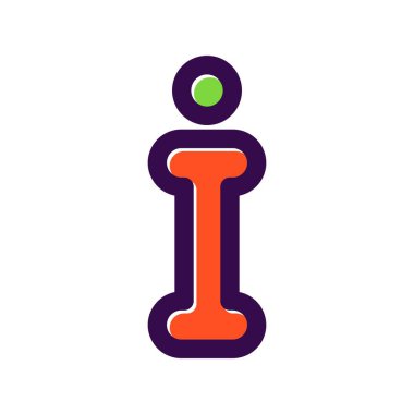 Bilgi Doldurulmuş Vektör Simgesi Tasarımı