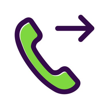 Giden Arama Dolu Vektör Simgesi Tasarımı