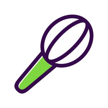 çırpma Doldurulmuş Vektör Simgesi Tasarımı