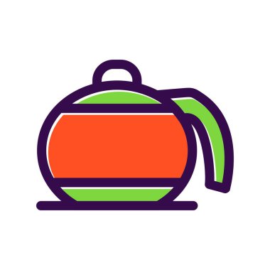 Saksıkafa Doldurulmuş Vektör Simgesi Tasarımı