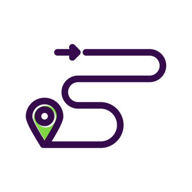 İşaretçi Doldurulmuş Vektör Simgesi Tasarımı