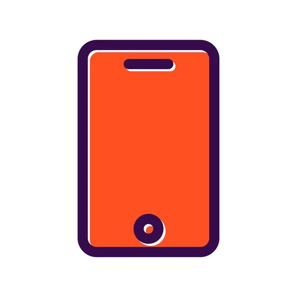Phone Filled Vector Icon Design — Stockvektor