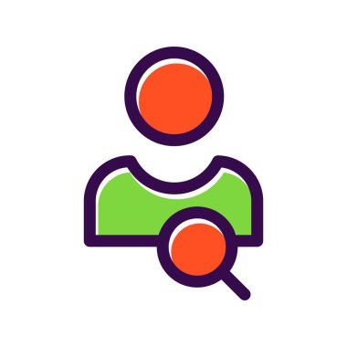 Hedef Doldurulmuş Vektör Simgesi Tasarımı