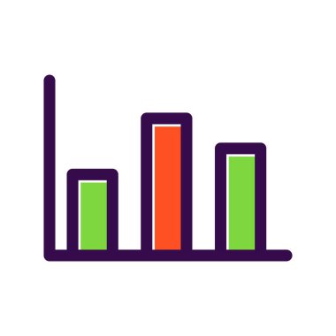 Grafik Doldurulmuş Vektör Simgesi Tasarımı