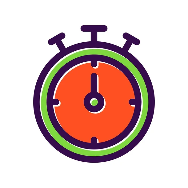 Дизайн Векторной Иконы Хронометром — стоковый вектор