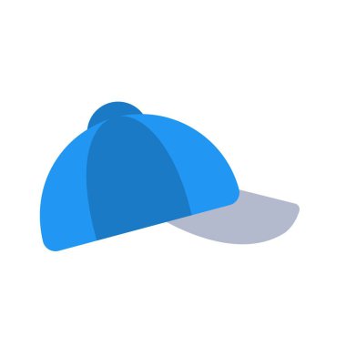 Cap Düz Vektör Simgesi Tasarımı