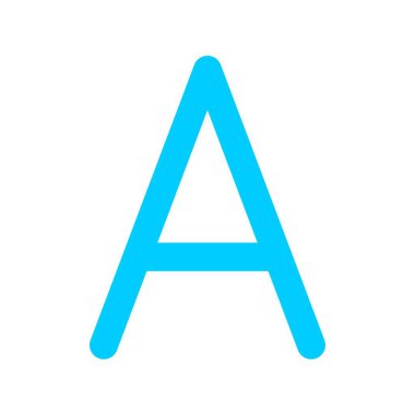 Bir Düz Vektör Simgesi Tasarımı