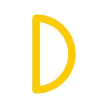 D Düz Vektör Simgesi Tasarımı