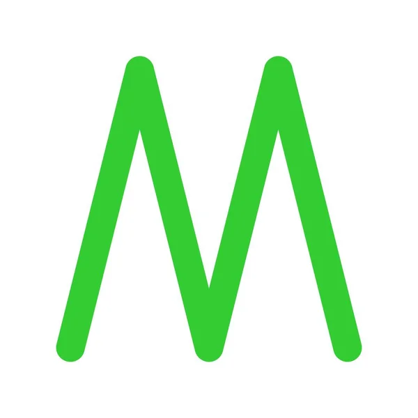 M平面矢量图标设计 — 图库矢量图片