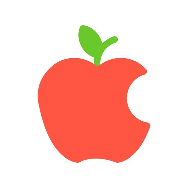 Apple Flat Vector Icon Desig — Stockvektor