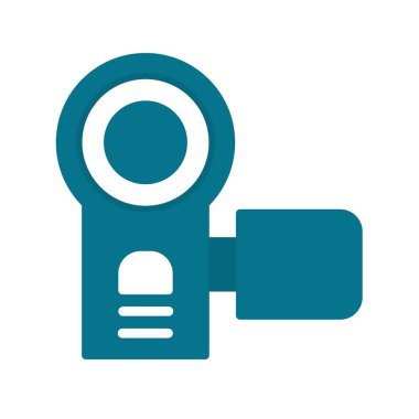 Kullanışlı Kamera Düz Vektör Simgesi Tasarımı