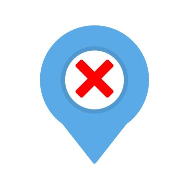 Çapraz Düz Vektör Simgesi Tasarımı