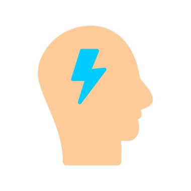 Flash Düz Vektör Simgesi Tasarımı