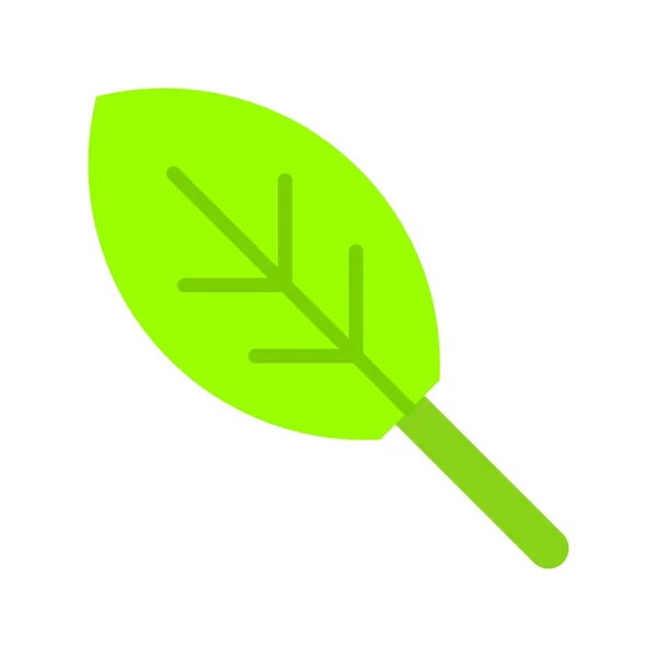 Leaf Flat Vector Icon Desig — Stockvektor