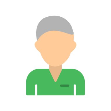 Kullanıcı Düz Vektör Simgesi Tasarımı