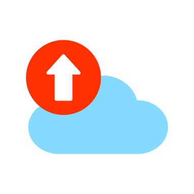 Düz Vektör Simgesi Tasarımı Yükle