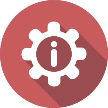 Glyph Çember Vektör Simgesi Tasarımı Ayarlanıyor