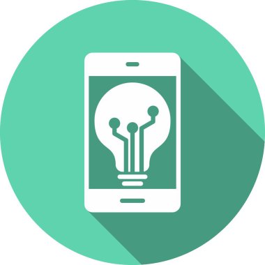 Teknoloji Kabartma Çemberi Vektör Simgesi Tasarımı