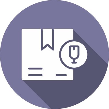  Glass Glyph Çember Vektör Simgesi Tasarımı