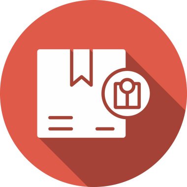 Wight Glyph Çember Vektör Simgesi Tasarımı