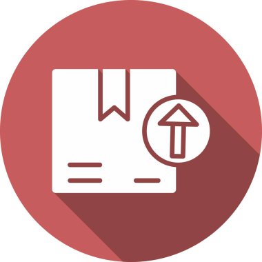 Yükle Glyph Çember Vektör Simgesi Tasarımı